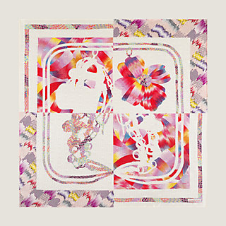【HERMES】Brides de Gala マーブル シルク ドサード スカーフ HERMES】Brides de Gala マーブル シルク ドサード スカーフ